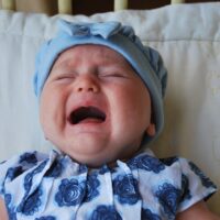stress, babybrein, huilende baby