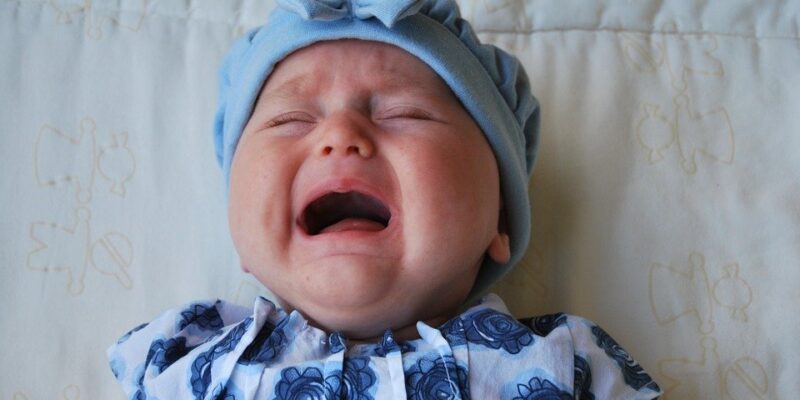 stress, babybrein, huilende baby