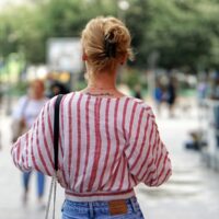 vrouw, straat, vrouwen, jonge vrouwen