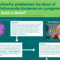 dove en slechthorende kinderen, po