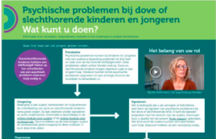 dove en slechthorende kinderen, po