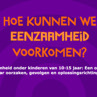 eenzaamheid onder kinderen